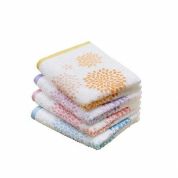 泉州産ダリアガーデンフェイスタオル 4色組 TK-2015-4