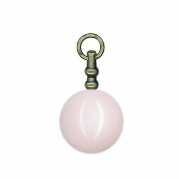 INAZUMA イナズマ 約25mm玉付きファスナー飾り 1個入 116 ライトピンク AK-87-25