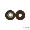 INAZUMA イナズマ 10mmロープ用縫い付けハトメ アンティークゴールド 4枚入 540 茶 BA-12-10AG
