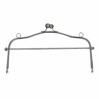 INAZUMA イナズマ がま口ベンリー 横幅約22.5cm シルバー BK-1058