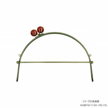 INAZUMA イナズマ キャンディー玉付口金 アンティークゴールド 横幅約24cm 16 インカローズ BK-1079AG