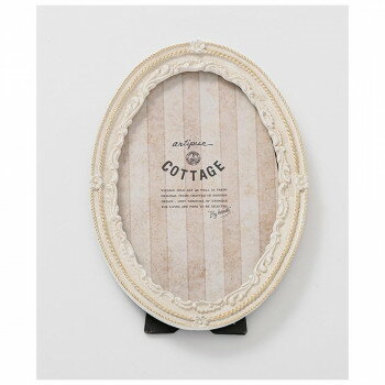 東京かんかん オーバルフォトフレーム ホワイト M45-2609WH