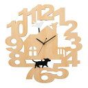 イシグロ 木製振り子時計 いぬ 31263
