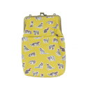 Ripple×LIBERTY がま口2WAY ショルダーバッグ ネコ イエロー GA29-LI005