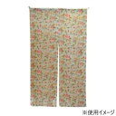 アクロスシーズ ローズ柄のれん85x150cm QSI-2405/85150