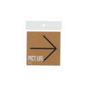 ハイロジック PICT LIFE. 矢印 黒 1枚入 24759