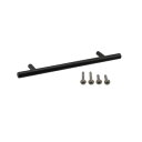 ハイロジック SUS201 ポールハンドル P=128mm 黒ニッケル 30979