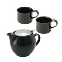 ZERO JAPAN ユニバーサルティーポット3人用 カフェマグスモール ギフトセット BK ZG-201