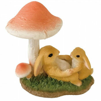 ティーライフ チャーミーフレンズ 置物 キノコラビット ファミリー 74478