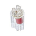 M&Hマツシマ Lビーム(1個) 12v ウエッジ中 ホワイト 3LED 拡散タイプ L705F WH