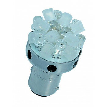 M＆Hマツシマ (1個)12v BAY15Dレッド 20LEDスーパーワイドビームL820D