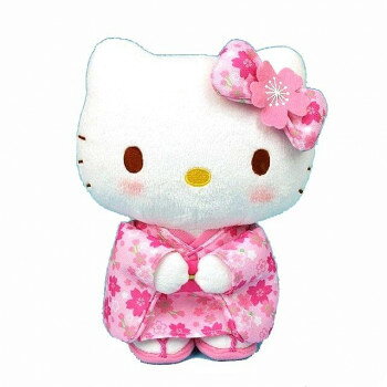 サンリオ ハローキティ 桜着物 ぬいぐるみ Sサイズ 084361-15