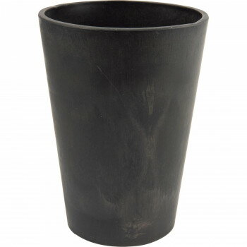 SK円錐ロングポットS ブラック 20×H27 3d00027BK