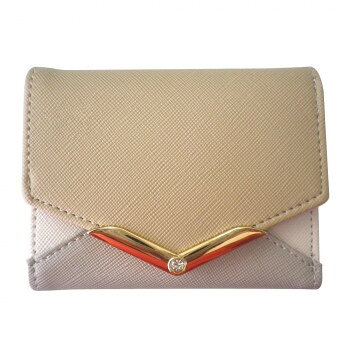 Sunny Side サニーサイド V字ビジュー折財布 DBE JW-0299S-23