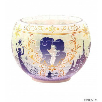 ランプシェードパズル 80ピース ディズニー オーロラ・グラス -アナ＆エルサ- 2201-69