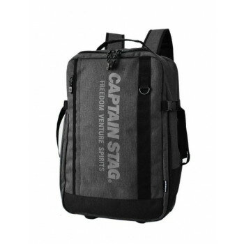 スワン CAPTAIN STAG 杢ポリ リュック式キャリー ブラック 1254