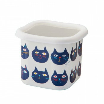 豊琺瑯 「Plune.」ホーローキューブストッカーS ミミココモモ PCS-302