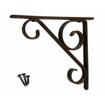 ハイロジック ATB120 アルミ棚受 ブロンズ 120mm 98052