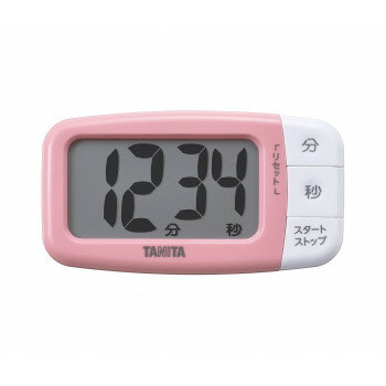 TANITA タニタ 抗菌でか見えタイマー ストロベリーピンク TD-430PK