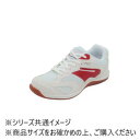 アスティコ AD 体育館シューズ レッド 24.0cm