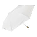 Waterfront ぺん細サンシェイド木手 折りたたみ傘 50cm ホワイト S350-1131WH1-B2