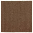 大島屋 洗える吸着マット 9枚セット ブラウン 30x30cm
