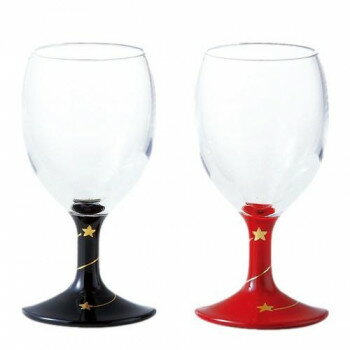 漆塗ペアシェリーグラス 星に願いを 25071