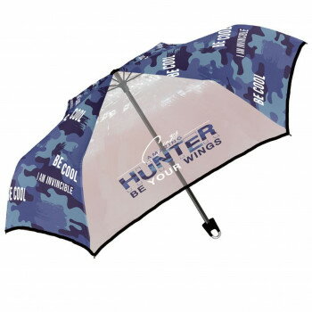 中谷 傘 ミリタリークール折 ネイビー Kid's 折傘 515-047