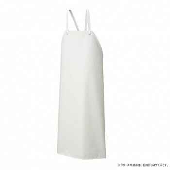 船橋(フナハシ) 業務用 NBR耐油エプロン (胸) AF-7000T ホワイト M [ラッピング不可][代引不可][同梱不可]