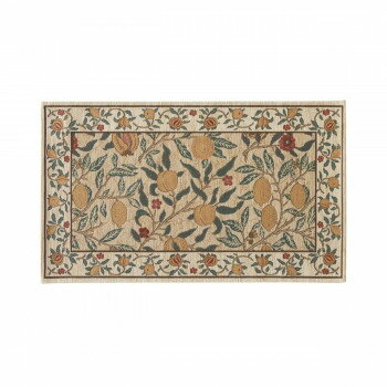 川島織物セルコン Morris Design Studio フルーツ マット 約45×75cm FH1706A Y イエロー