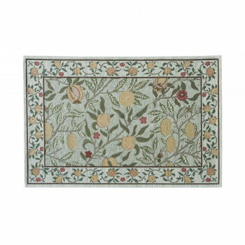 川島織物セルコン Morris Design Studio フルーツ マット 約60×92cm FH1706A G グリーン