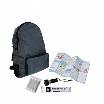 ナカガワ 防災用品 非常持出しリュックセット 5点 HR25-5 HR25-5 [ラッピング不可][代引不可][同梱不可]