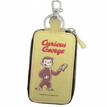 三金商事 ダブルポケットキーケース おさるのジョージ イエロー OJ0033