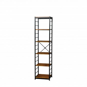 弘益(KOEKI) UTILITY ライクビンテージ フリーラック6段 スリム ブラウン VKRS6BR [ラッピング不可][代..