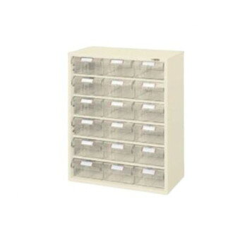 &nbsp;サカエ ピックケース 450×223×540mm 引出し18個 L7-18用途に合わせてサイズ変更も可能【サカエ ピックケース 450×223×540mm 引出し18個 L7-18】 fk094igrjs 工場内の部品、伝票、カード、テープなどの小物の整理に便利です。※配達希望日の明記は可能ですが、確約ではございません。※この商品は1個口での出荷になります。(目安個装サイズ:250×470×570mm:13800g)※お届けは車上渡しとなります。※搬入場所の状況等によって搬入制限や追加料金が生じる場合があります。※法人への配送の場合は、必ず法人名をご記載ください。サイズ外寸:W450×D223×H540mm個装サイズ：25×47×57cm重量15kg個装重量：13800g仕様外寸:W450×D223×H540mmカラー:アイボリー質量:15kg完成品生産国日本 製品詳細 商品名：サカエ ピックケース 450×223×540mm 引出し18個 L7-18カラー・サイズ名称：2230386JANコード：4549347306209 広告文責 (有)イースクエアTEL:0120-532-772 ※お客さま都合による、ご注文後の[キャンセル][変更][返品][交換]はお受けできませんのでご注意下さいませ。※当店では、すべての商品で在庫を持っておりません。記載の納期を必ずご確認ください。※ご注文いただいた場合でもメーカーの[在庫切れ][欠品][廃盤]などの理由で、[記載の納期より発送が遅れる][発送できない]場合がございます。その際は、当店よりご連絡させていただきます。あらかじめご了承ください。※こちらの商品は【他商品との同梱】ができません。※こちらの商品は【ギフトサービス】をお受けすることができません。 こちらの商品は【お取り寄せ(14営業日以内に発送予定)】となります。