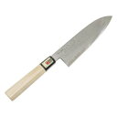 日本製 堺一文字吉國作 青二鋼墨流文化 八角柄包丁 180mm