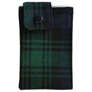 四つ折りマスクカバー チェックBW 165439