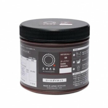 桂屋ファイングッズ みやこ染 コールダイホット 300g 8ダークブロン