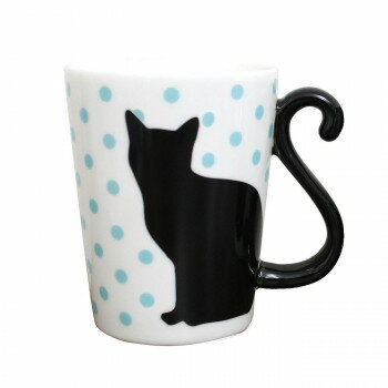 アルタツインマグ黒猫ドットBLAR...