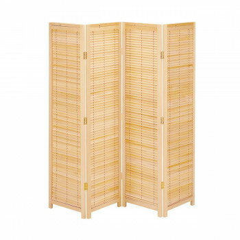 弘益(KOEKI) UTILITY 衝立4連 ナチュラル 高さ1720mm JPLB4NA [ラッピング不可][代引不可][同梱不可]