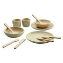 正規輸入品 プラントイ 木製玩具 テーブルウェアセット 3614