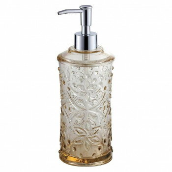 佐藤金属興業 SALUS ソープ・シャンプー用ディスペンサー アンバー 約8.2×8.2×22.3cm