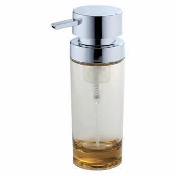 佐藤金属興業 SALUS ソープ・シャンプー用ディスペンサー アンバー 約8.9×6.3×18cm