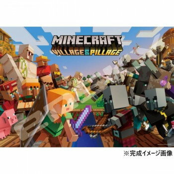 ジグソーパズル 1000ピース MINECRAFT Village ＆ Pillage 1000T-393