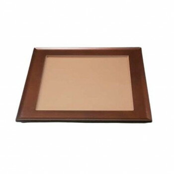 福井クラフト 8寸角炉縁前菜盛皿銀透きべっ甲/裏塗無 51311050