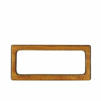 INAZUMA イナズマ 木工バッグ持ち手 横約19.5cm 2本手 (24)茶 BR-1901