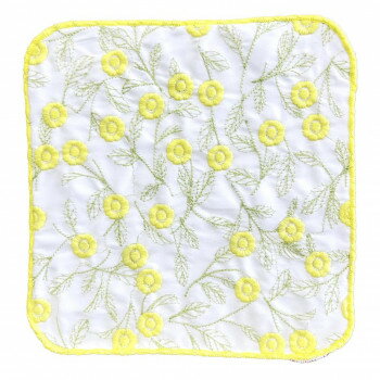 riz au lait リアレ フラワーコレクション エンブロイダリーハンカチ 02 FLORET2 GHR0598