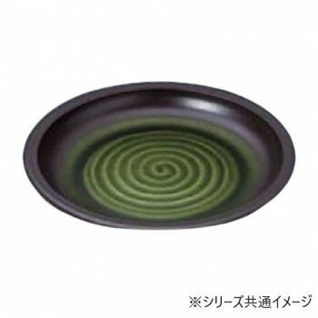 福井クラフト 8.5寸清水鉢 渕茶乾漆内織部 80521450