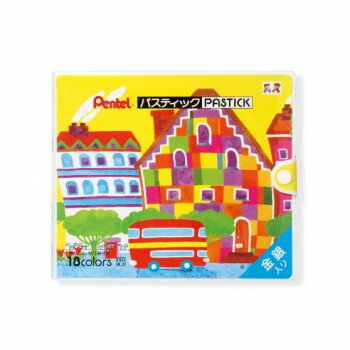 ぺんてる ぺんてる パスティック 18色 D GC1-18D 1個入