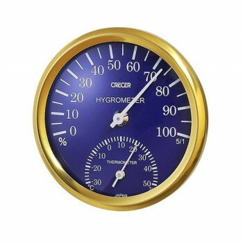 CRECER クレセル 温湿度計 ブルー CR-101B